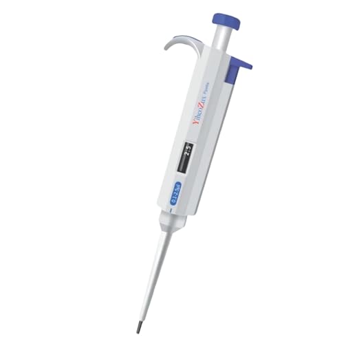 High-Precision Adjustable Single Channel Pipettor 0.1-2.5ul for Laboratory | High Accuracy, Manual Variable Volume Micropipette Compatible with Molecular Biology and Cell Culture Research - size: 0.1-2.5ul(2)