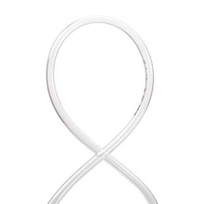 DAVCO 3/4" ID x 10ft Clear Vinyl Tubing, Low Pressure Flexible PVC Tubing, Heavy Duty UV Chemical Resistant Lightweight Plastic Vinyl Hose, BPA Free and Non Toxic - size: 3/4"ID, style: 10 Feet