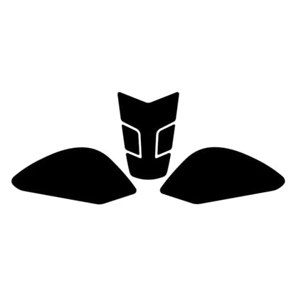 Compatible with TRIUMPH 1200RS Motorcycle Tank Pad Anti-slip Fish Bone Sticker Wear Resistant Body Protector Decal Modification Parts (Solid Black) - color: Solid Black