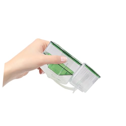 BESPORTBLE Transparent Acrylic Fish Breeding Box Aquarium Isolation Tank for Protecting and Fish Prevents from Adults Suitable for Shrimp and Small Specimens Self Guided with Separate