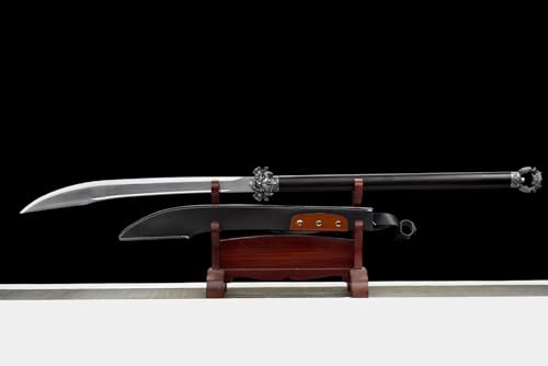 48 Inches Chinese Kung Fu Treasured Sword Dao Carbon Steel Sharp Knight Broadsword Machete
