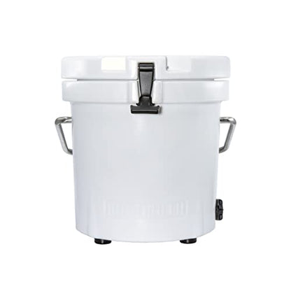 Mammoth Live Bait Bucket, Insulated Bait Bucket with 10 Quart Capacity, Great for Daily Trips and Fishing Tournaments - style: White