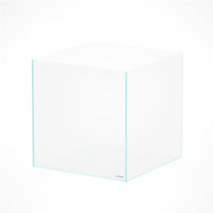 52.4 Gallons Cube Rimless Low Iron Aquarium Fish Tank,23.62" L × 23.62" W × 23.62" H (60cm x 60cm x60cm) 10mm Thickness with Nano Foam Leveling Mat Included - size: 52.3Gal W23.6×D23.6×H23.6 in (60×60×60 cm)