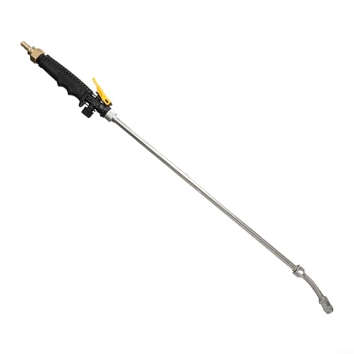Spray Bar Replacements With 3/8" Brass Barb, Stainless Steel Wand And Rubber Handles, Adjustable Nozzle For Garden Hose Backpack Sprayer, Car Washing