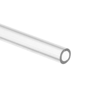uxcell Clear Rigid Tubing 3mm(1/8") ID x 5mm(3/16") OD x 1Ft Length Round Plastic Polycarbonate Tube - size: 3mmx5mm