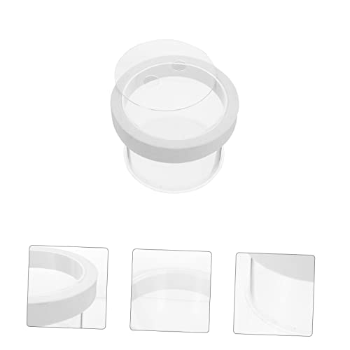Kisangel Fish Box Floating Aquarium Breeding Box Acrylic Fish Separator for Easy Observation Durable Floating Design Hatchery - color: White