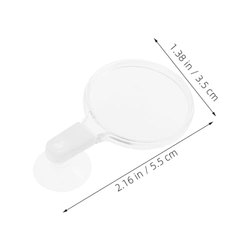 4pcs Acrylic Lens Cup for Fish Tank Observation for Betta Fish -Landscapes and Creatures