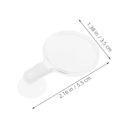 4pcs Acrylic Lens Cup for Fish Tank Observation for Betta Fish -Landscapes and Creatures