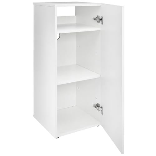 HelloReef 15 Gallon Aquarium Stand – Modern Design, Sturdy Build, Water Resistant Premium Finish, Storage Shelfs Included for Freshwater and Saltwater Tanks (White) - color: White