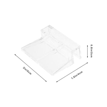 Ipetboom 16pcs Aquarium Lid Clips for Acrylic Support Racks for Fish Tank Securely Prevents Fish Jumping Aquarium Accessory for Easy Maintenance