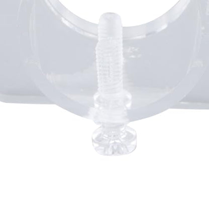 Aquarium Hose Fixing Clip, Clear Thickened Acrylic Fish Tank Water Pipe Bracket, 25mm Size - Durable Transparent Material, Easy Installation, Fish Tank Hose Organizer