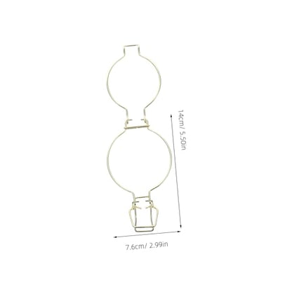 10pcs Jar Wire Clips for Secure Closure Spring Loaded Latch for Canning Storage Elegant Design for Jars Airtight Containers