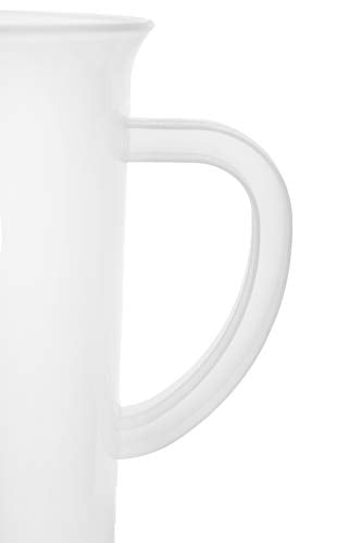 EISCO Plastic Pitcher, 2000mL (2L) - Molded Graduations - Chemical Resistant & Autoclavable Polypropylene - Measuring Jug - size: 8 inches x 9 inches x 8 inches