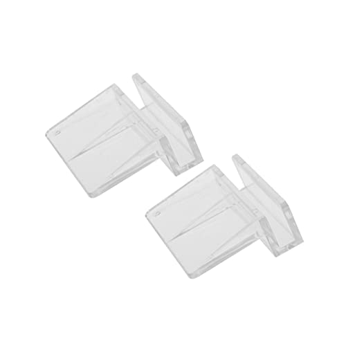 Happyyami 10pcs Acrylic Fish Tank Cover Holder Bracket for Support Practical Aquarium Rack for Fish Tank and Stability
