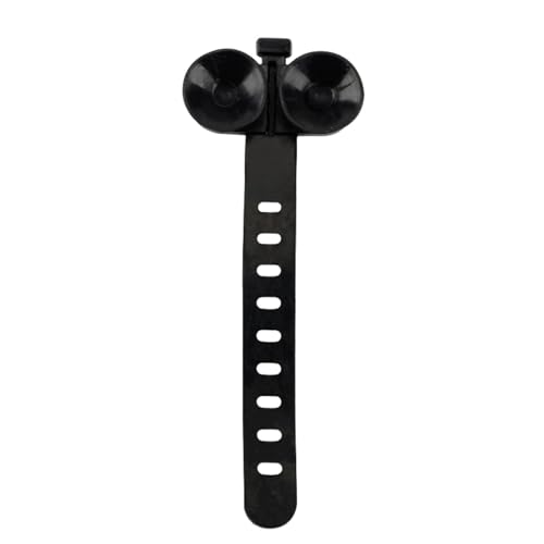 10PCS Aquarium Pipe Organizers Cable Tie with Suction Cup Design for Easy Mounting and Safe Use FishTanks Accessories Aquarium Suction Cup Cable Tie - color: Black
