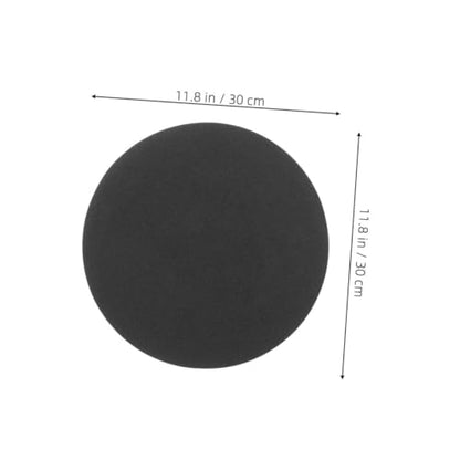 BESPORTBLE Fish Tank Mat Round Pad for Aquarium Non Slip Cushion with Shock Absorption for Stable Micro Landscape Bottles Durable Terrarium Pad for Fish Tank Safety