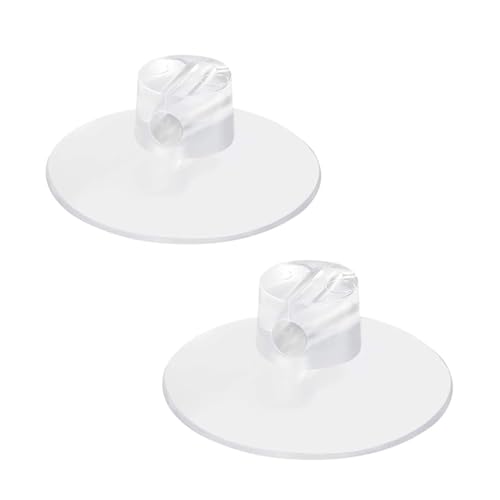 2 Pack Suction Cups, Heavy Strength Clear Suction Cups Compatible with ANSLCA Hot Tub Scum Absorber Scum Turtle Hot Tub Cleaner Hot Tub Sponges