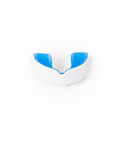Venum Challenger Mouthguard - Strap/Strapless - color: White/Blue, size: Adult
