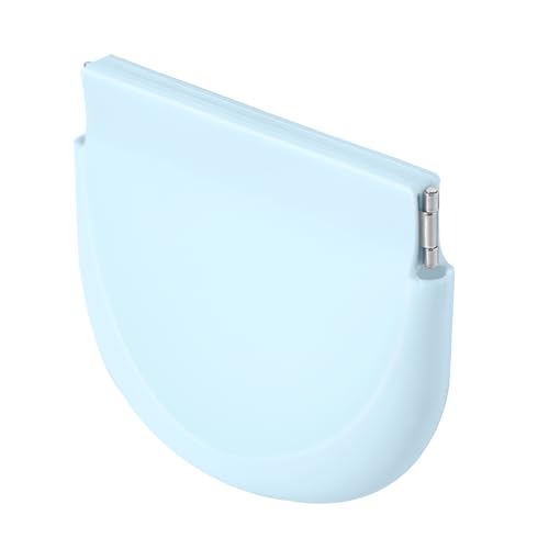 Annhua Silicone Retainer Case Mouthguard Case, Cute Partial Denture Case Night Guard Case with Vent Holes, Slim Retainer Holder Case Aligner Case - Light Blue - color: Light Blue