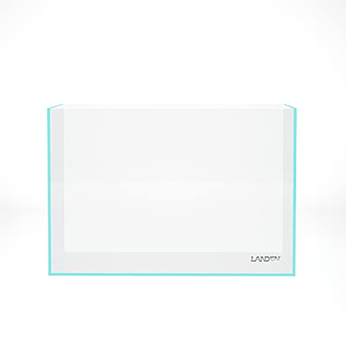45P 10 Gallon Rimless Low Iron Aquarium Fish Tank,W17.7×D11.8×H11.8 in(45x30x30cm) 5mm Thickness with Nano Foam Leveling Mat - size: 10Gal W17.7×D11.8×H11.8 in(45x30x30cm)