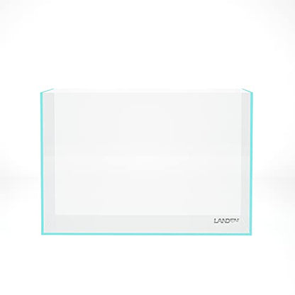 45P 10 Gallon Rimless Low Iron Aquarium Fish Tank,W17.7×D11.8×H11.8 in(45x30x30cm) 5mm Thickness with Nano Foam Leveling Mat - size: 10Gal W17.7×D11.8×H11.8 in(45x30x30cm)