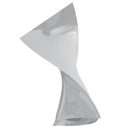 Mylar Style Barrier Bags – Zipper w/Heat Seal – 100 Bags (Gloss White/Gloss White, 1/4 Ounce - 4?x6.5?x1.78?) - color: Gloss White / Gloss White, size: 4x6.5x1.78 Inch (Pack of 100)