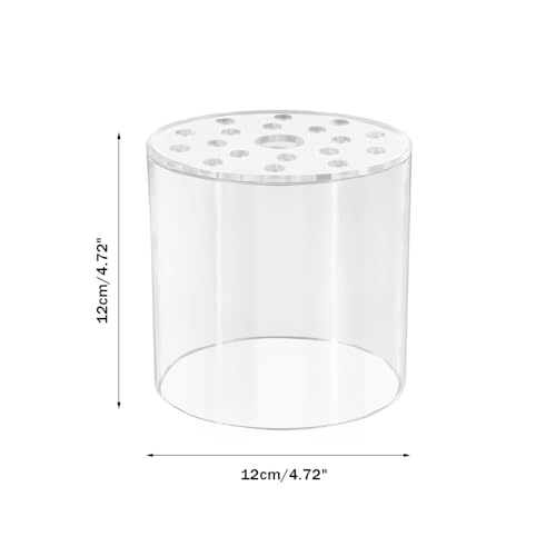 DONGKER Coral Feeder Cover, Transparent Acrylic Coral Breeding Protection Cover Avoid Food Floating Around for Aquarium Fish Tank(80mm,100mm,120mm) - size: CFC-120