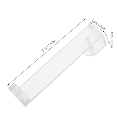 Kisangel 3pcs Clear Fish Tank Clip Bracket, Negative Pressure Fish Tank Mount, Wall Mount Clip Breeder Box Holder, Adjustable Glass Aquarium Edge Holder,