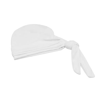Suillty Women's Pre-Tied Muslim Hijab Bonnet Pleated Ruffle Turban Chemo Cap Underscarf Islamic Headwear - color: White