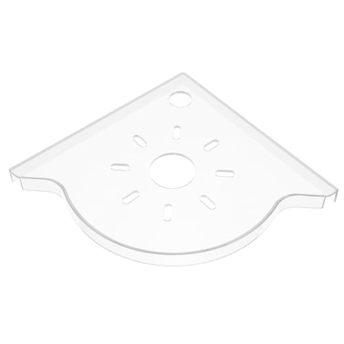Multi-functional Triangle Corner Stand for Aquarium Fish Tank Stylish Storage Organizer for Fish Food and Accessories for Home Decor and Space Saving - color: White