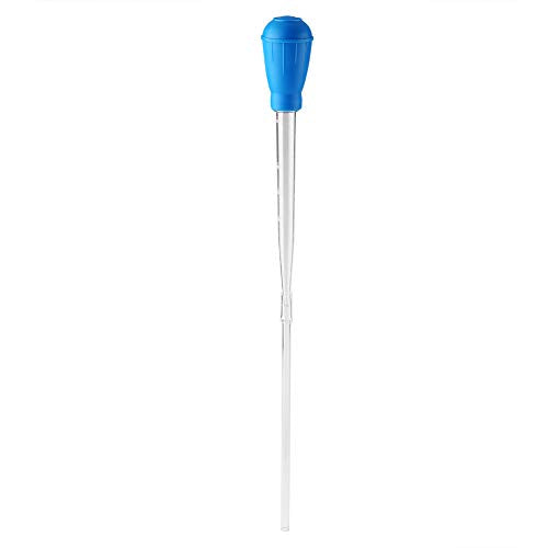 Fish Tank Water Changer, Aquarium Dropper Pipette Feeder Cleaner with 4 Scales 10ml 15ml 20ml 30ml, for Mini Fish Tank Aquarium Water Cleaning