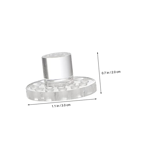 Happyyami 10pcs Coral Button Bracket Fish Tank Stand Coral Plugs Coral Bracket Baseboard Trim Coral Rack Magnetic Fish Tank Coral Rack Fish Tank Accessories Rounde Equipment Aquarium Acrylic