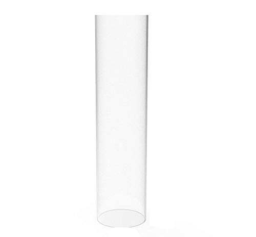 FixtureDisplays® Clear Acrylic Tube 3" (Nominal) Diameter (2.953" Exact Outside dim) x 12" Long, 5/64" (2mm) Wall Open Ended 15140-12"-1PK-NPF - size: 3" Dia X 12" 1PK