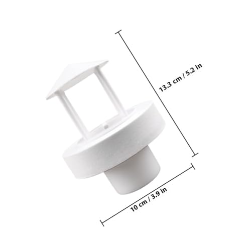 Replacement Humidifier Splash Guard for Rockery Mist Maker White Abs Plastic Float Splash Guard for Pond and Aquarium Humidifier for DIY Mist Maker 1 Box