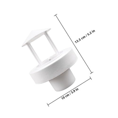 Replacement Humidifier Splash Guard for Rockery Mist Maker White Abs Plastic Float Splash Guard for Pond and Aquarium Humidifier for DIY Mist Maker 1 Box
