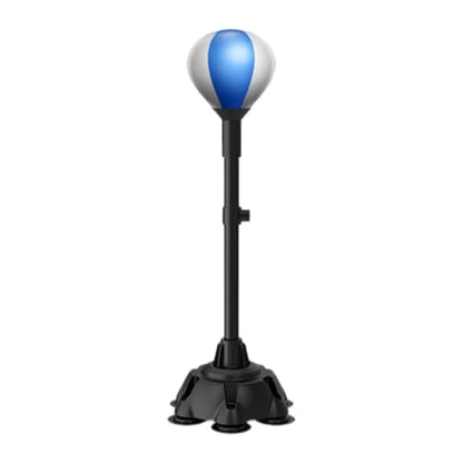 High-Speed Boxing Ball Set for Home Gym Training - color: Blue Silver