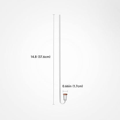 Acrylic CO2 Diffuser for Aquarium 30-50 Gallon Ceramic Disc Planted | Acrylic diffuser, ceramic disc; fine mist - size: M-17mm
