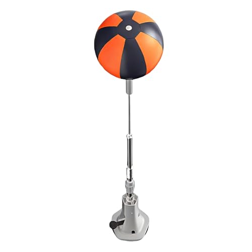 Punching Bag – Reactive Upright Boxing Target with Adjustable Suction Cup Base | Height Adjustable Training Equipment for Teen Adult Fitness Parent Child Exercise