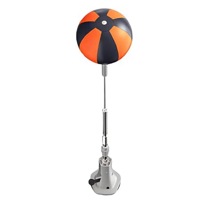 Punching Bag – Reactive Upright Boxing Target with Adjustable Suction Cup Base | Height Adjustable Training Equipment for Teen Adult Fitness Parent Child Exercise