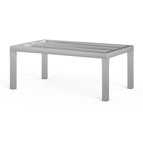 18 in X 30 in. Aquarium Stand | Industrial Style Aluminum Fish Tank Base with Open Frame Design - size: 18 W x 30 L x 12 H