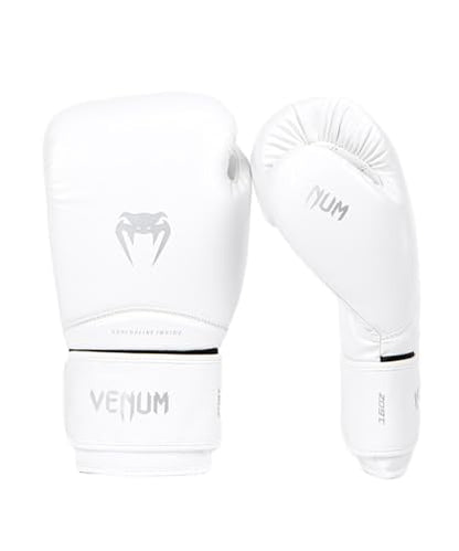 Venum Contender Boxing Gloves - color: White/Silver, size: 16-Ounce, style: Contender 1.5