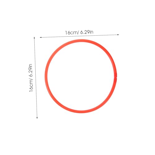UPKOCH 6Pcs Floating Aquarium Plant Rings for Fish Feeding and Duckweed Isolation Plastic Fish Tank Plant Holders Stable and Versatile Rings in Mixed Colors for Aquatic Separation