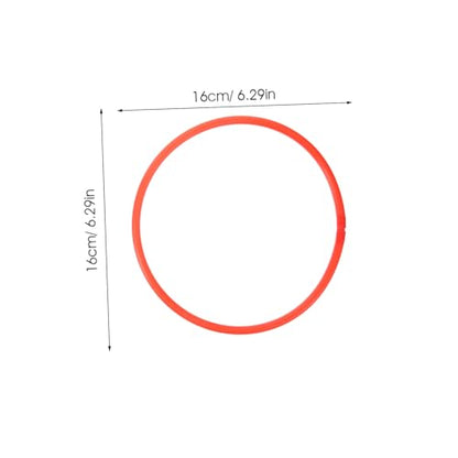 UPKOCH 6Pcs Floating Aquarium Plant Rings for Fish Feeding and Duckweed Isolation Plastic Fish Tank Plant Holders Stable and Versatile Rings in Mixed Colors for Aquatic Separation