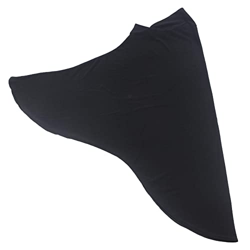 Women's Instant Hijab Muslim Headscarf Prayer Scarf Soft Breathable Stretchy Wrap - color: Black