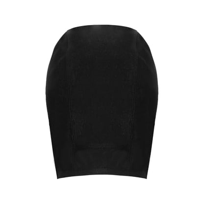 iiniim Wrestling Hair Cover Cap Grappling Hair Cap Black Full Cover Wrestling Headgear with Chin and Open Ears for Judo - color: Black