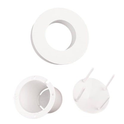 Replacement Humidifier Splash Guard for Rockery Mist Maker White Abs Plastic Float Splash Guard for Pond and Aquarium Humidifier for DIY Mist Maker 1 Box