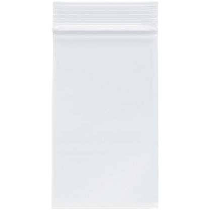 Plymor 3 x 5 inch, 2 Mil Zipper Reclosable Bags (Pack of 100) | Plastic poly bags for jewelry, beads, rings, earrings, pills, vitamins, spices, coins, screws & small parts - size: 3" x 5" (100 Count)