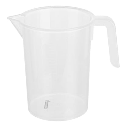 Restaurantware Measuring Cup, 16 Ounce Pack of 1 Conical Spout Liquid Scaling Vessel Embossed Ml and Oz Graduations, Clear Plastic Measuring Cup with Handle, For Cooking Baking For Oil Flour