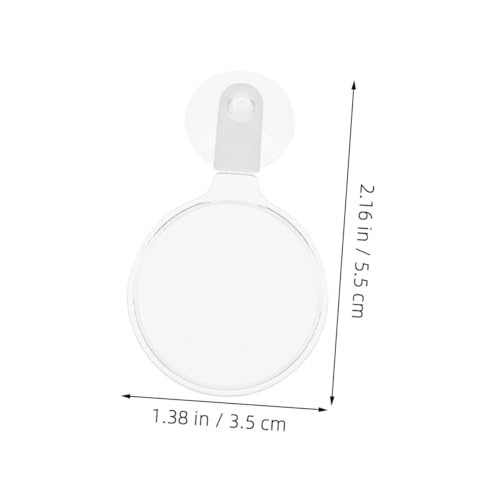 FOMIYES 4pcs Fish Tank Observation Magnifier with Cup Acrylic Viewing Tool for Betta Fish -Landscapes Spiders and Animals