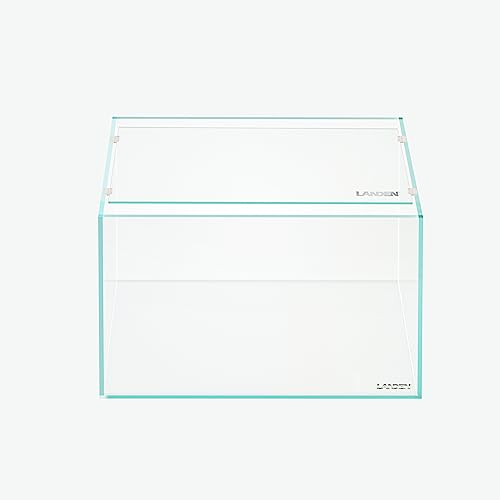 4mm Glass Aquarium Lid with Clips for 36x22cm Rimless Tank | Lid 34.2x16.8cm; reduces evaporation and jumping - size: 342x168mm (1 pc)